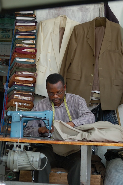 Men’s tailor in Kenya, Africa